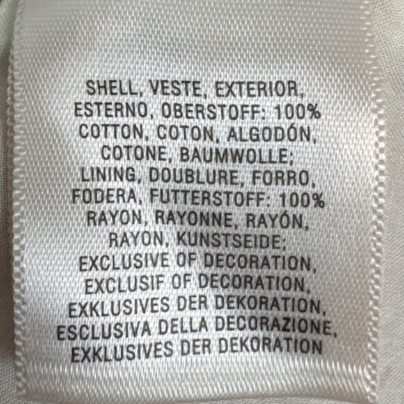 Anthropologie Holding Horses Fringe Shift Mini Dress Neutral Stripe SZ 0 Western - Picture 8 of 9